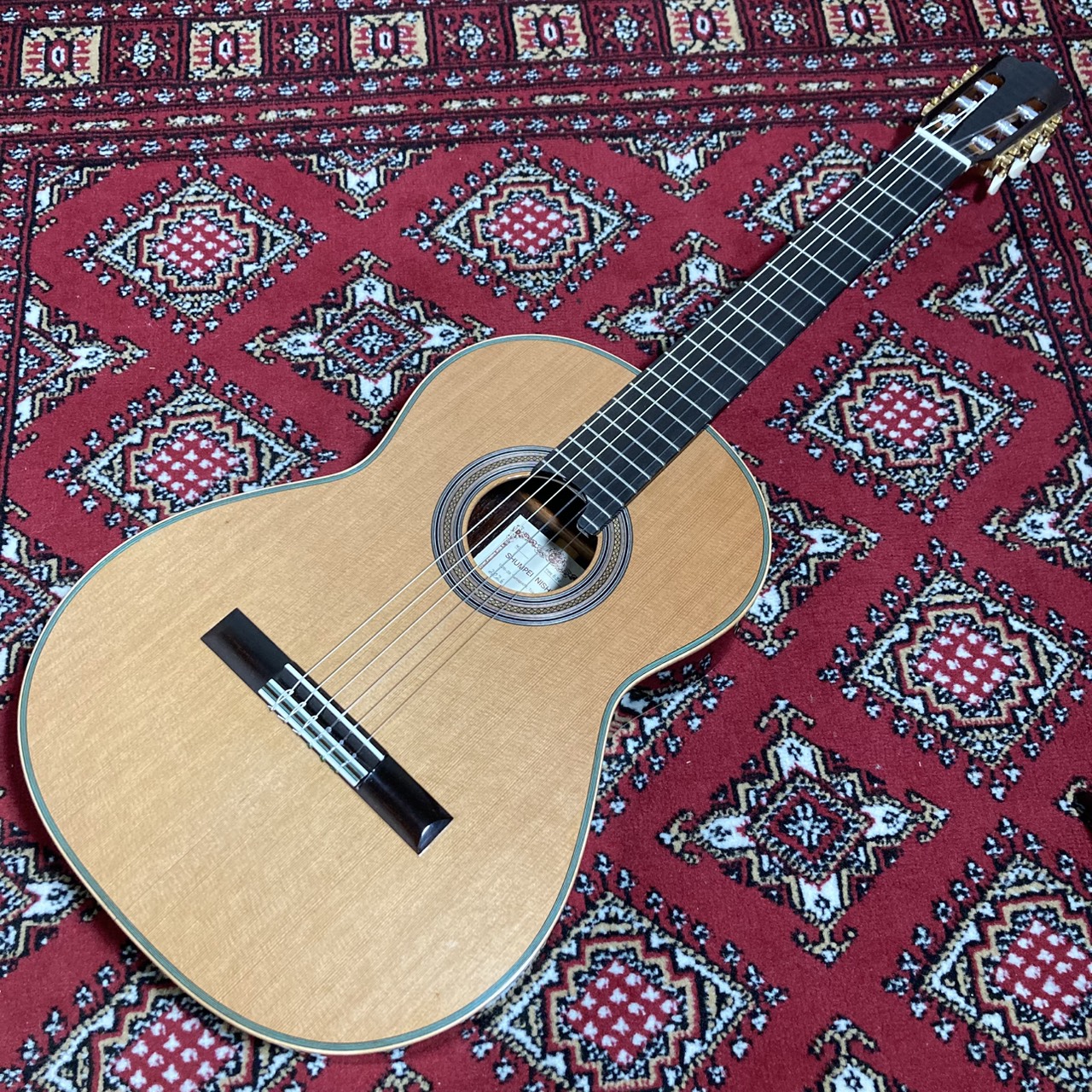 クラシックギター西野春平/NR3C/Mバインディング/630mm