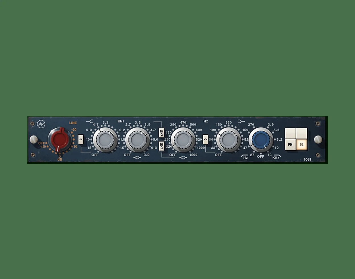 オーディオプラグイン/イコライザーUniversal Audio UAD Neve 1081 / 1081SE Classic Console EQ