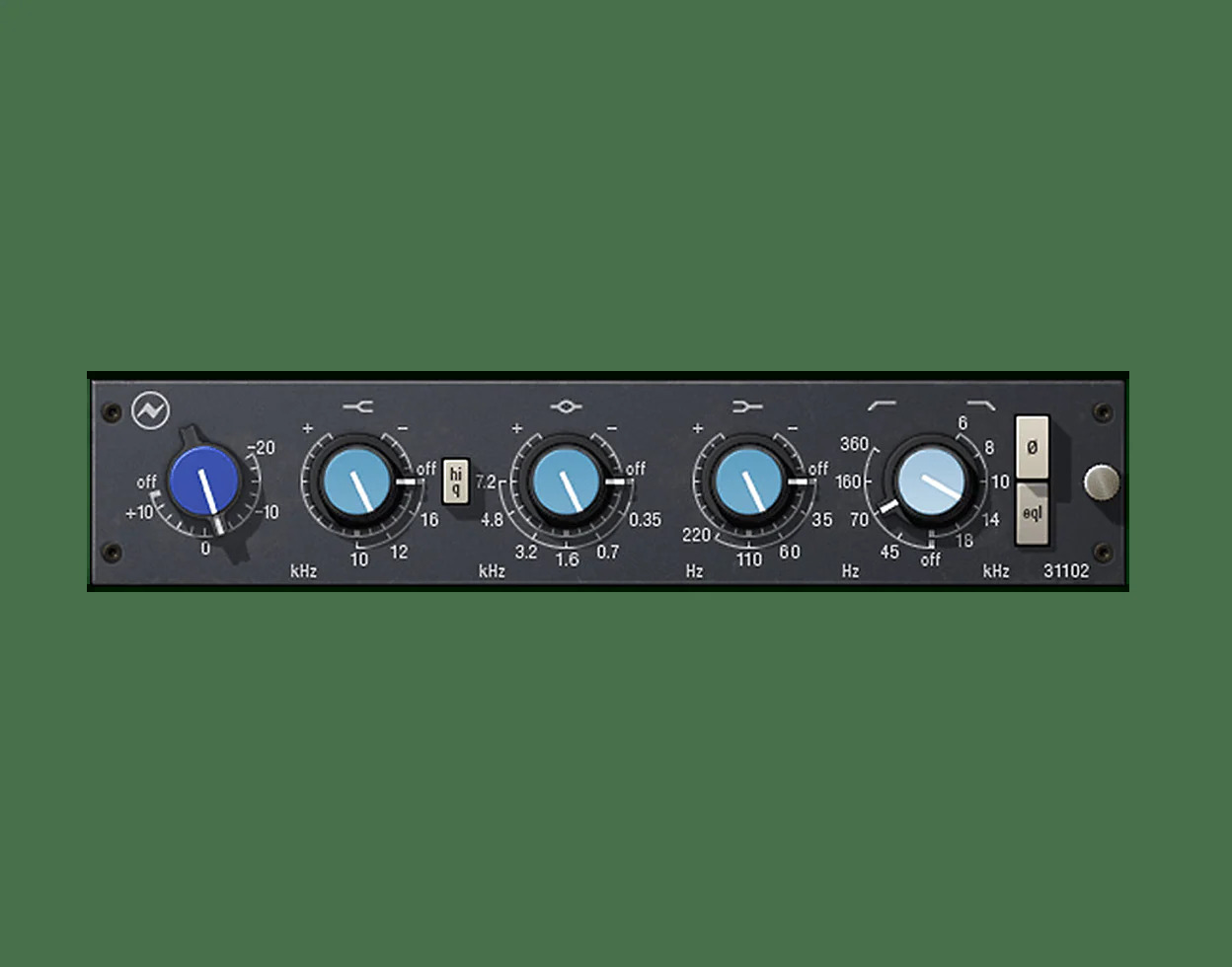 オーディオプラグインUniversal Audio UAD Neve 31102 / 31102SE Classic Console EQs