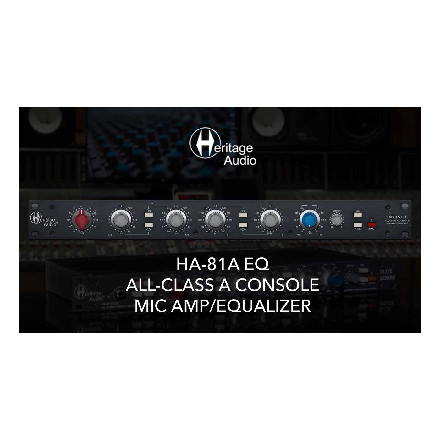 オーディオプラグイン/イコライザーHeritage Audio HA-81A