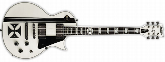 【メタルファン必見！】Metallica James Hetfield新シグニチャーモデル”IRON CROSS SNOW WHITE”入荷しました！