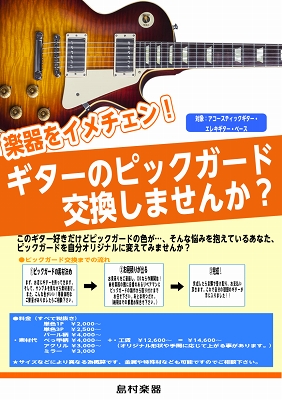 【糸永のI LOVE Guitar Vol.6】ギターをイメチェン！ピックガード交換しましょ！
