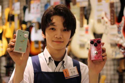 スタッフ写真 エフェクター/アンプ担当 松本