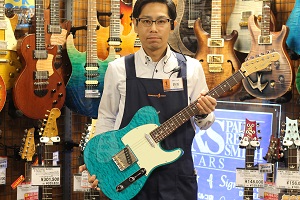 【限定生産】Fender Hybridシリーズのキルトメイプルトップモデルが入荷！