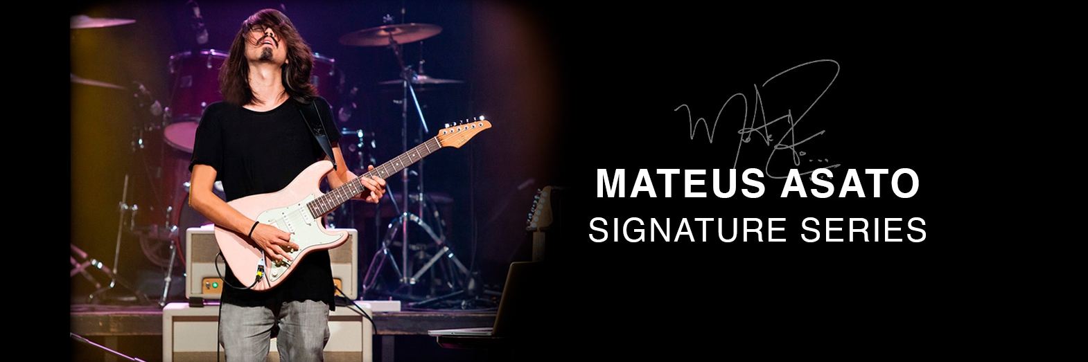 新世代のギタリストMateus Asato氏のシグネチャーモデル Suhr Mateus Asato Signature Black 入荷！