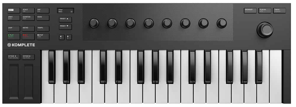 【コスパ良し！】多機能ミニ32鍵キーボードコントローラー、Native Instruments KOMPLETE KONTROL M32が入荷‼　静岡パルコ店展示中です！