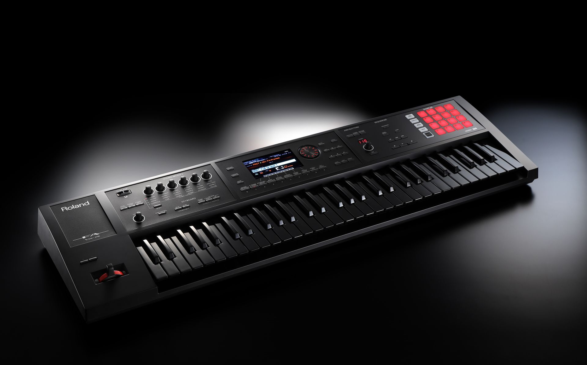 新製品】人気シンセサイザーRoland FA-06とJUNO-DS61にブラック