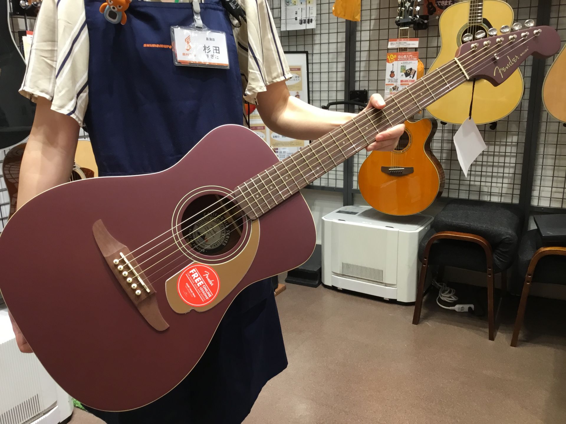 【アコースティックギター入荷情報】Fender Malibu Player WN入荷しました！