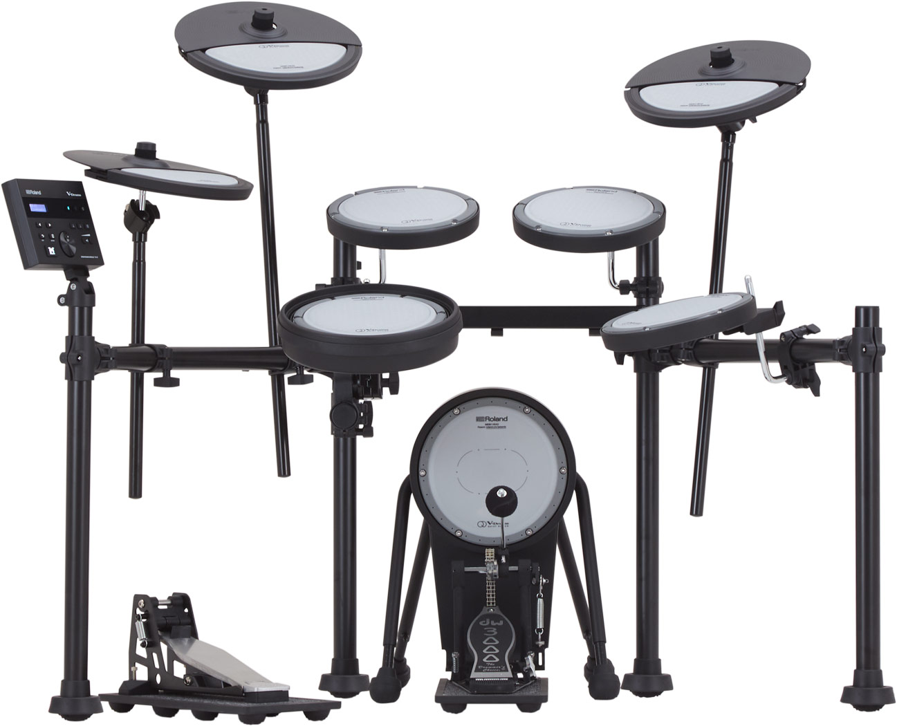 Roland　V-Drum VQD-106 従来のモデルと比較して、叩いた時に発生する打撃音と振動を大幅に軽減。マンションなどの住宅事情に多くみられる、階下や周囲に対しての騒音問題を回避して、ドラム演奏が可能です。 ・従来のV-Drumsと比べて、 打撃音と振動の発生を75％軽減(当社設定条件下の測 […]