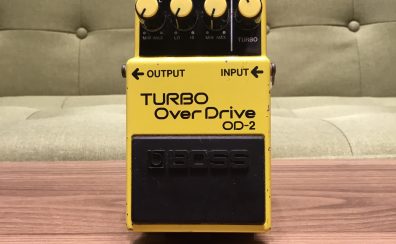 【中古エフェクター入荷速報！】BOSS (ボス) OD-2 TURBO Over Drive MADE IN JAPAN WEB購入できます！