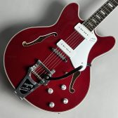 【中古ギター入荷速報！】VOX (ヴォックス) Bobcat V90 Bigsby Cherry Red WEB購入できます！