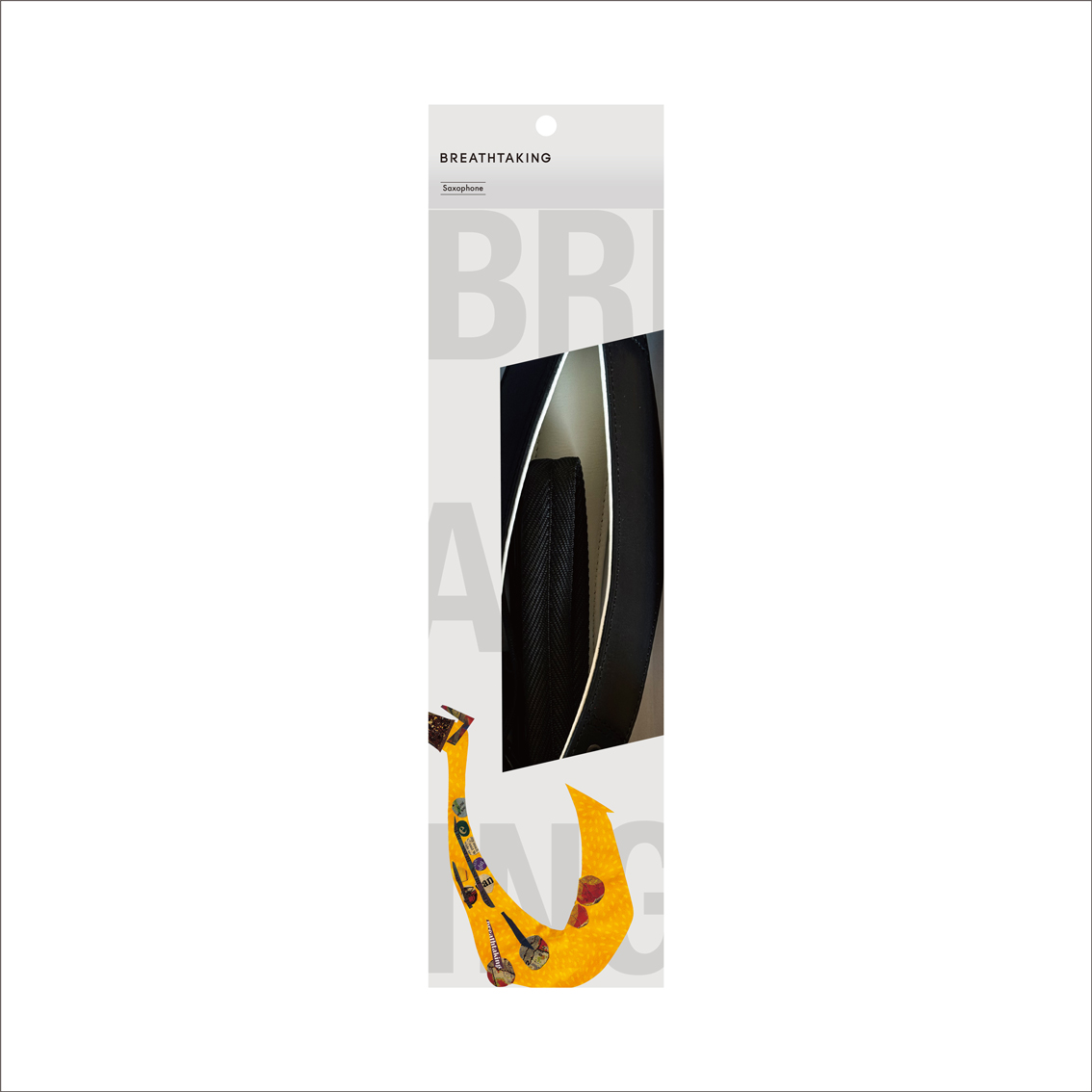 サックス用ストラップBREATHTAKING　LithePremiumII-R BK