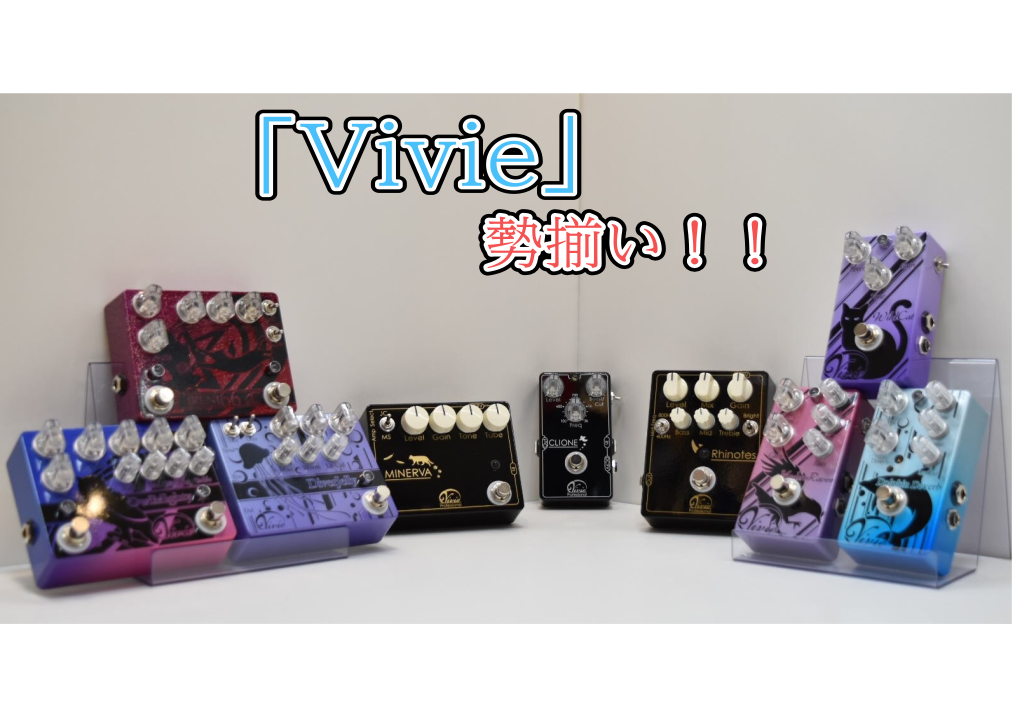 Vivie（ヴィヴィ）からProfessionalシリーズの派生機種、ギター