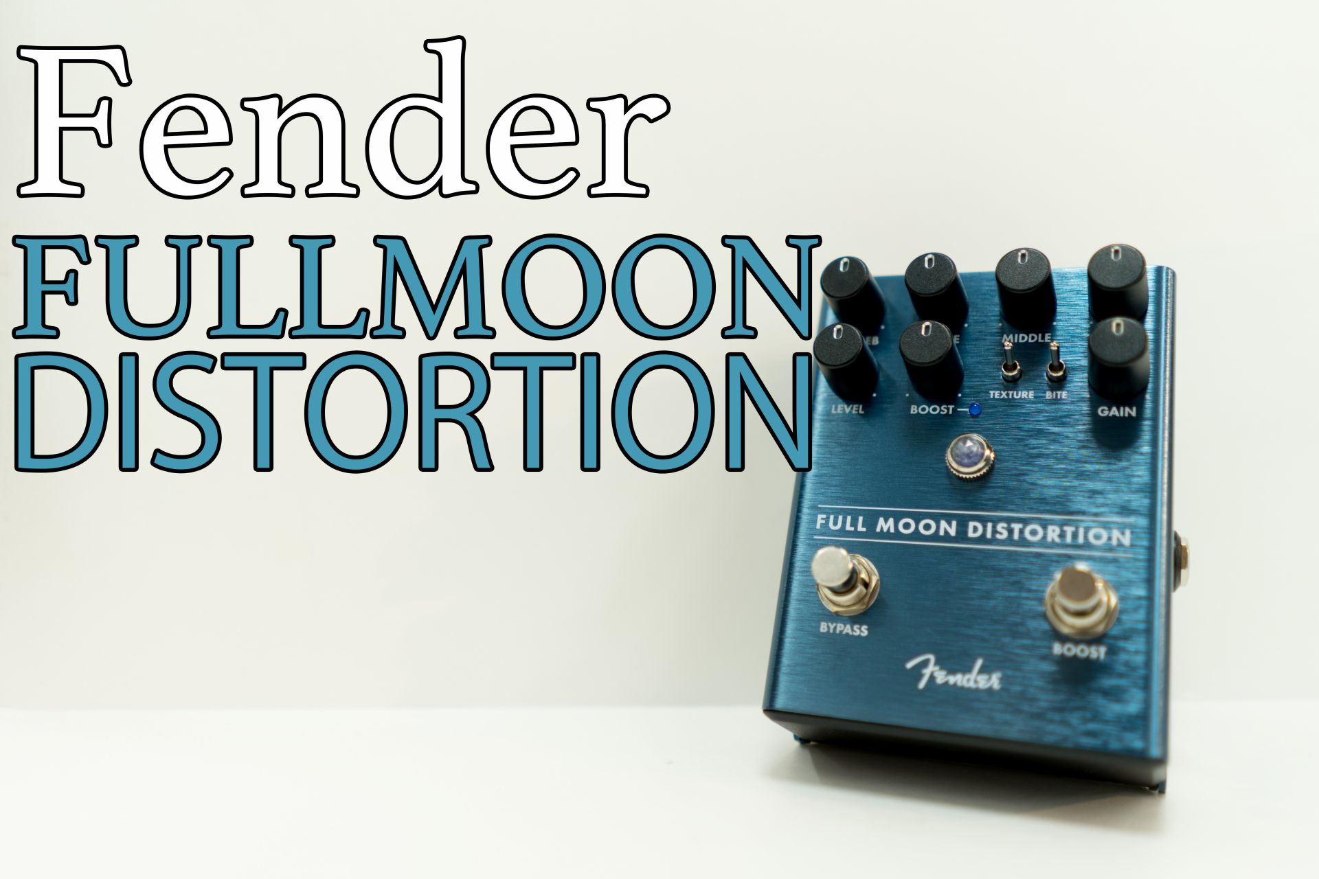 【エフェクター】美しい青筐体！Fender「FULL MOON DISTORTION」入荷致しました！