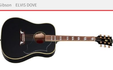 Gibson　ELVIS DOVE”King of Rock ‘n’ Roll”エルヴィス・プレスリーの最新シグネイチャー・アコースティックギターが鈴鹿店に入荷予定！