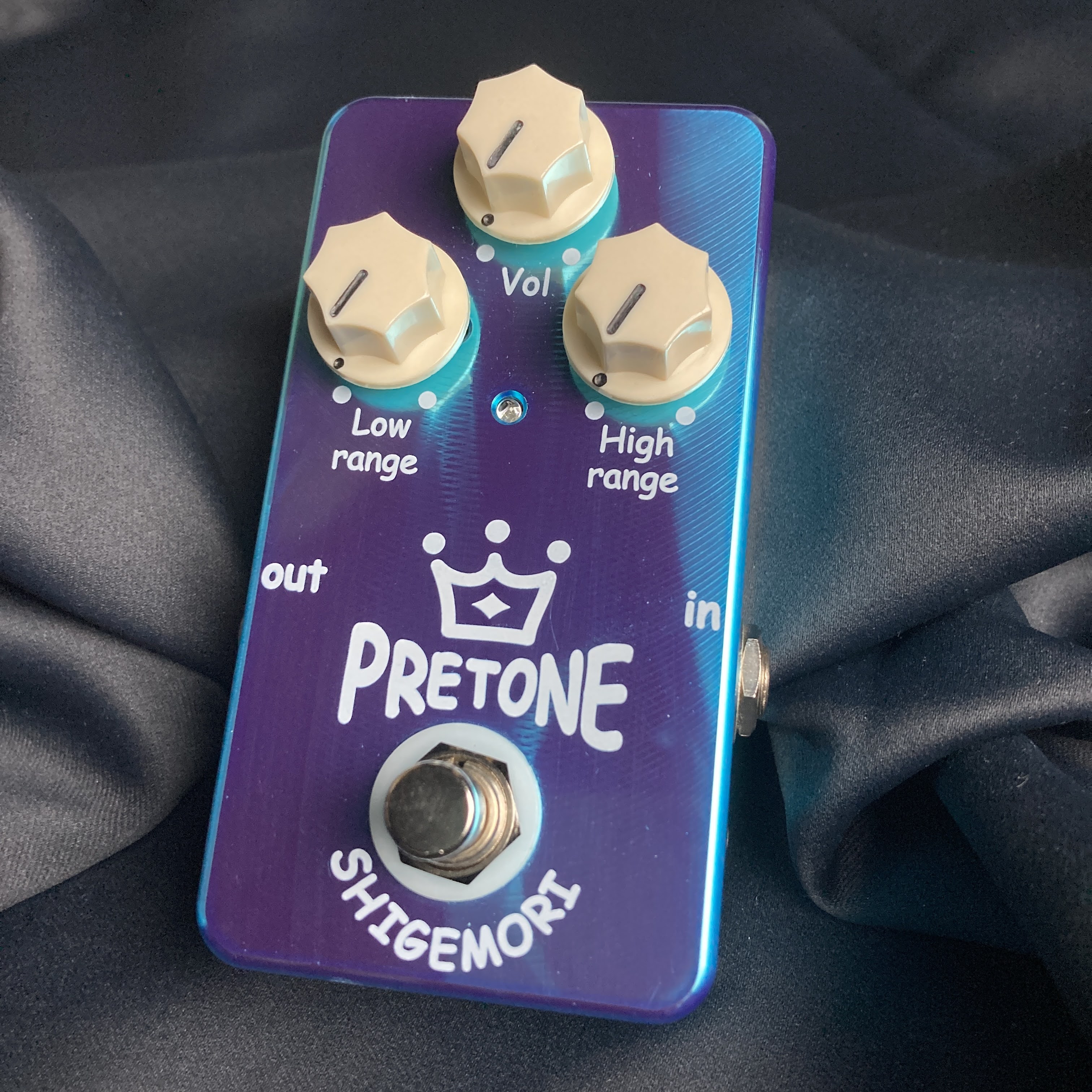 国産ハイエンドエフェクター　音質補正フィルター SHIGEMORI　「PRETONE」