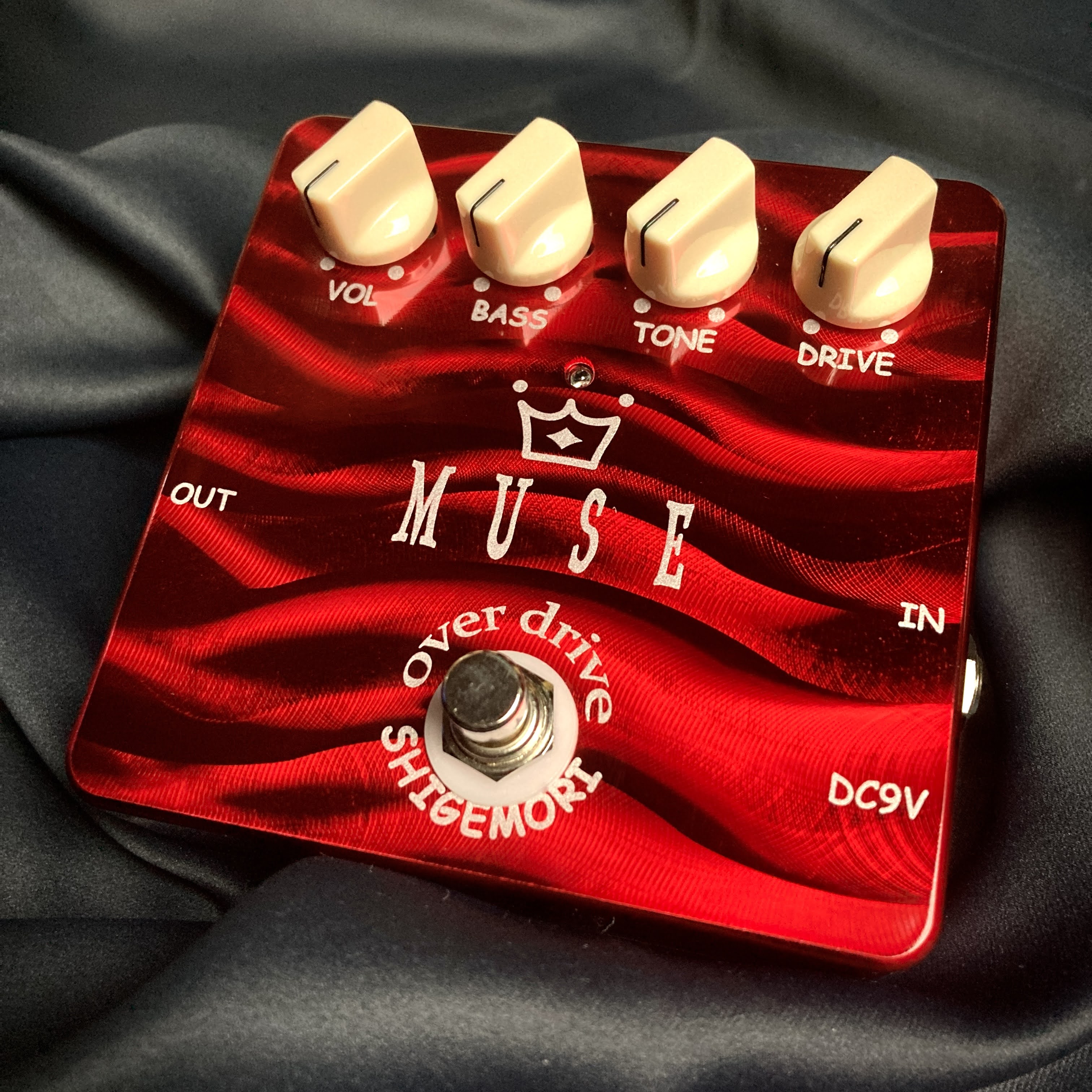 国産ハイエンドエフェクター オーバードライブSHIGEMORI 「MUSE」 売却済み