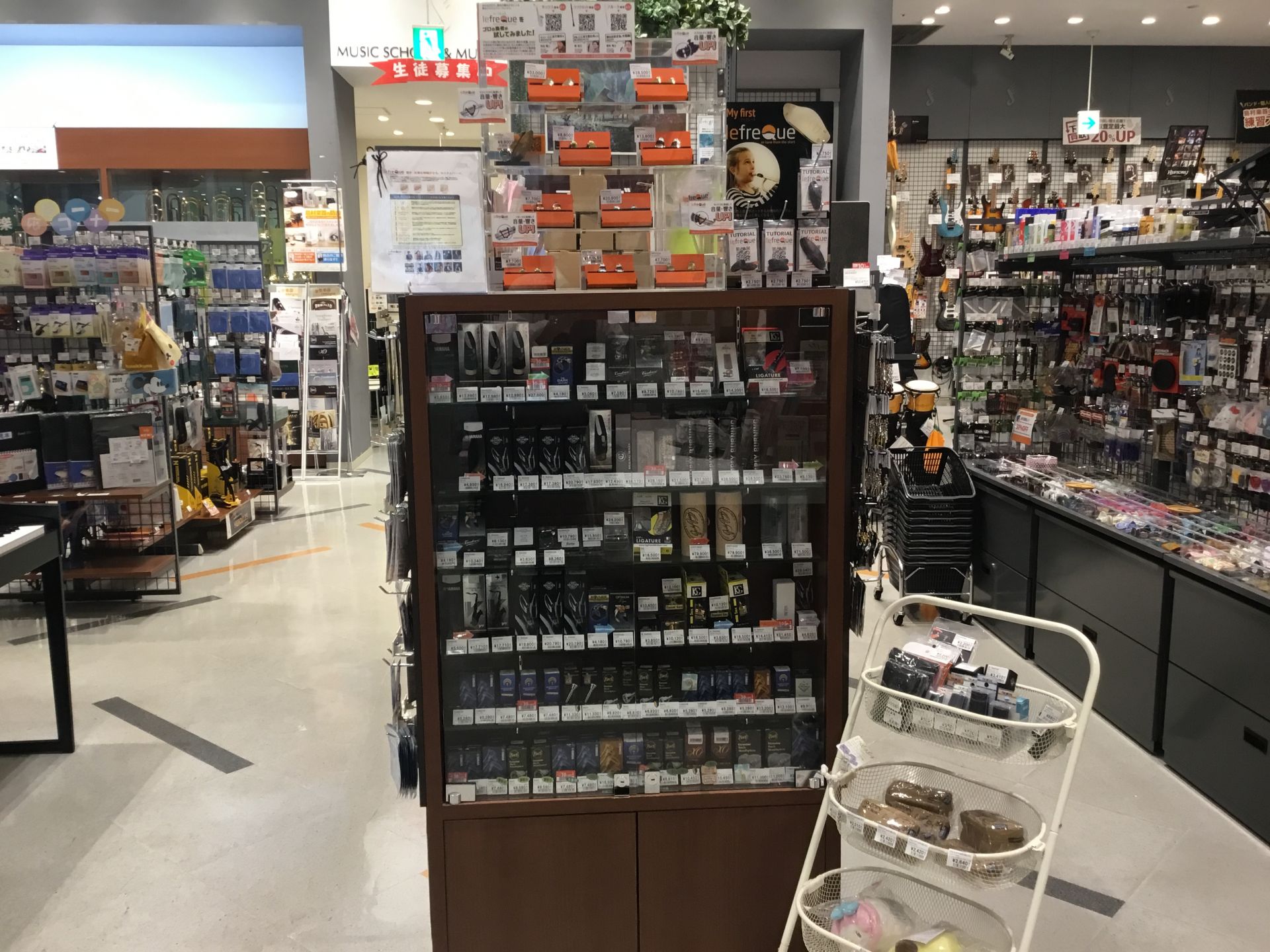 島村楽器イオンモール高崎店　マウスピース　リガチャー　試奏できます！