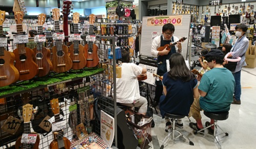 島村楽器イオンモール高崎店 ウクレレセミナー ウクレレイベント 無料