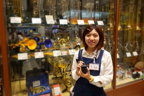 スタッフ写真 管楽器用品、音楽雑貨 駒林 奈緒