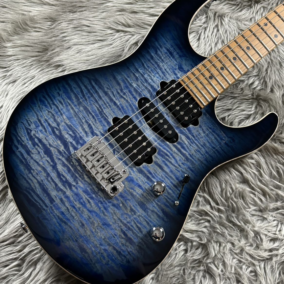 SuhrModern Plus / Roasted Maple / Faded Trans Whale Blue Burst