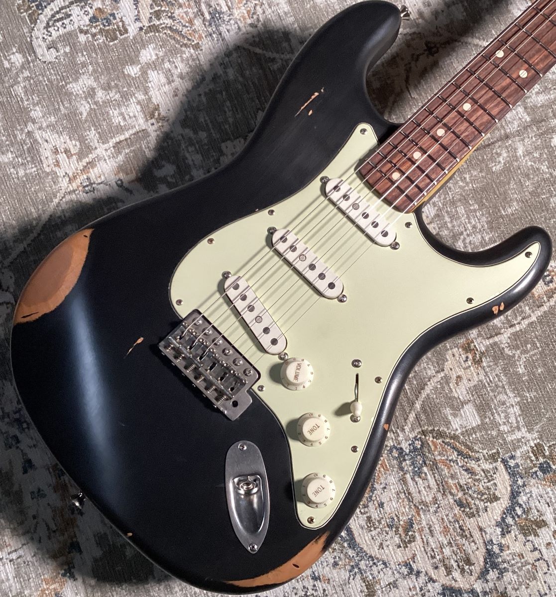 Nash Guitars S-63 SSS LollarPickUps Alder 3.54kg #AM-840 Black MediumAged