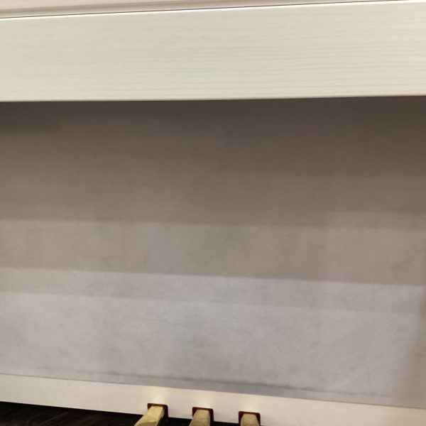 白い部分にくすみが見られます。