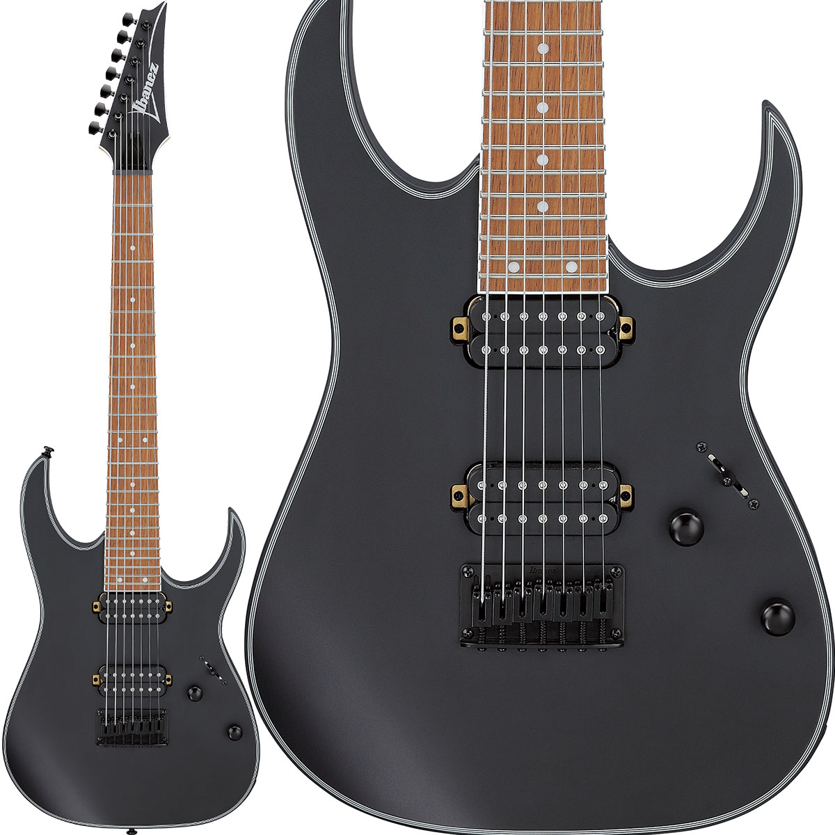IbanezRG7421EX BKF エレキギター 7弦 フィックスドブリッジRG Standard