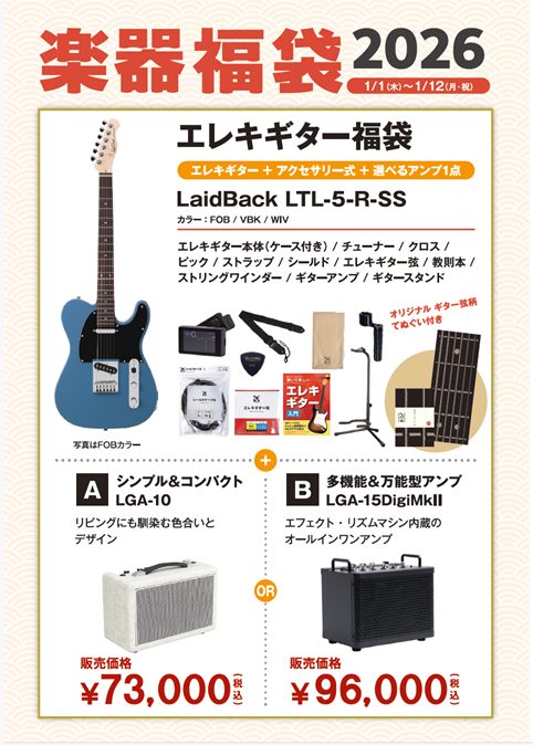 LaidBackLTL-5-R-SS セット　カラー：FOB/VBK/WIV