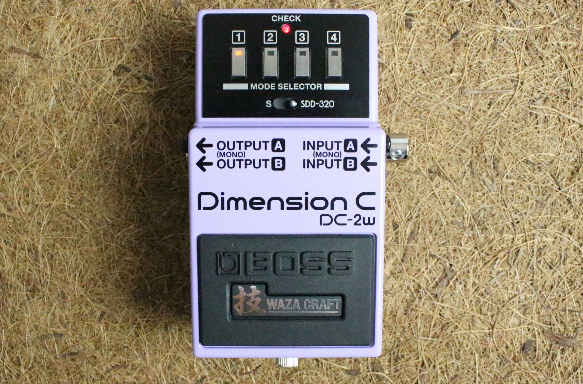 独創的な立体サウンドを出力できることで人気の名機、Dimension CとDimension Dのサウンドを搭載し、さらにブラッシュアップしたモデル。各スイッチにプリセットされたサウンドは、バンドアンサンブルや楽曲にほど良く馴染み、かつ新しい響きを加えてくれる効果があります。  中央に配したスイッチにより、Dimension C(S)とSDD-320 "Dimension D"のサウンドを切り替えて使うことが可能です。