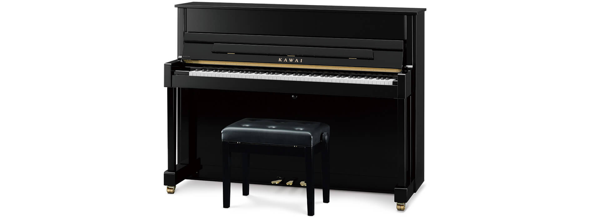 カワイ×島村楽器コラボレーションモデル 第4弾 「ピアノは黒艶出しが良い」という方のための高さ113cmのコンパクトでシンプルなデザインのピアノです。K-114SXシリーズ独自の華麗でモダンな外装仕上げと、本格的な演奏を同時にお楽しみいただけます。ウルトラ・レスポンシブ・アクションⅡからくる鍵盤の反 […]