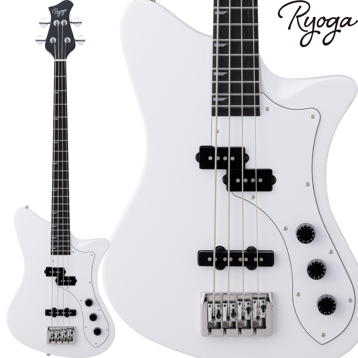 RyogaSKATER-BASS White