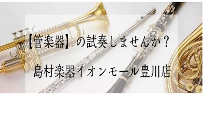 【管楽器】平日にゆっくりと試奏をしませんか？