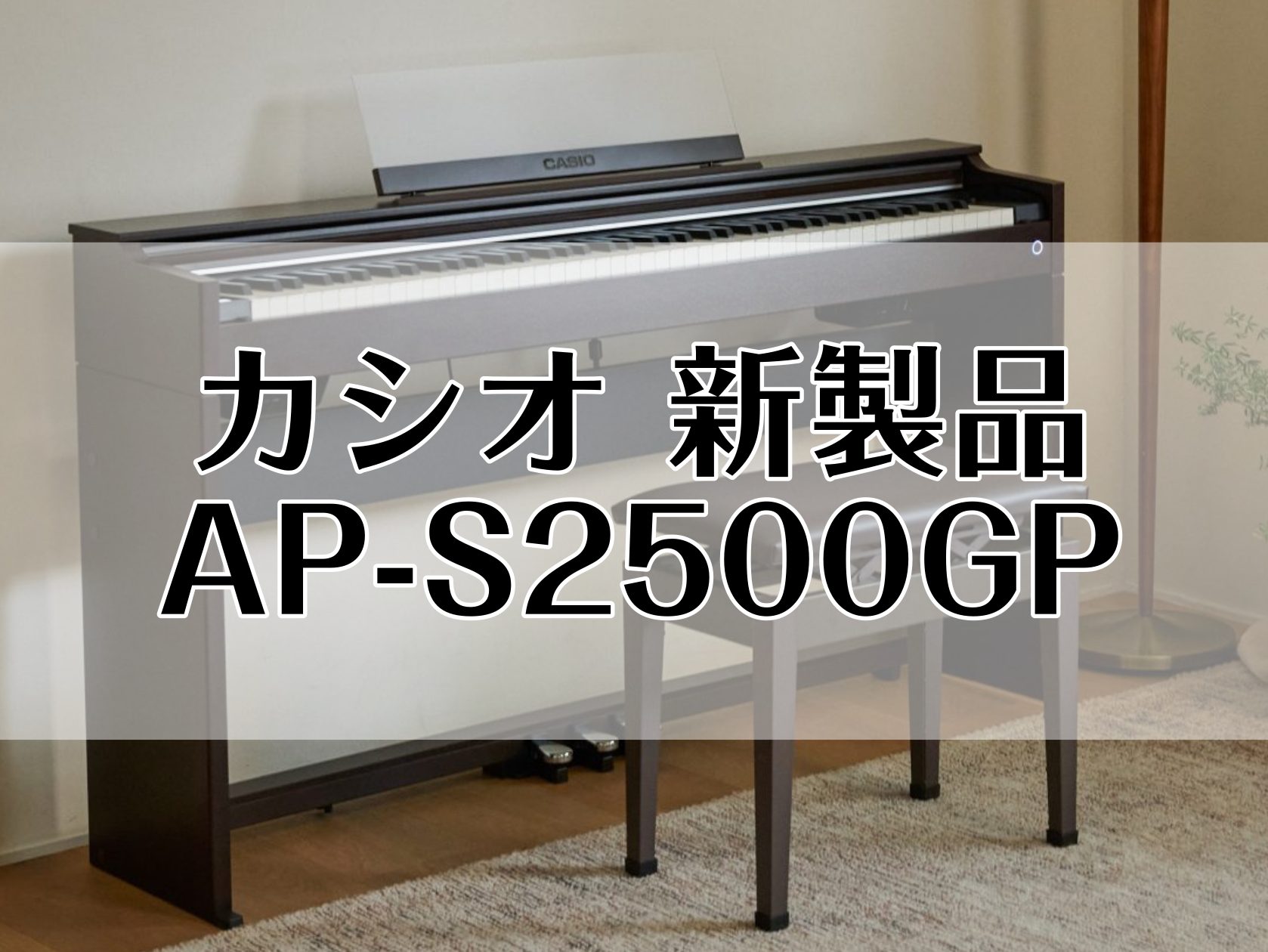 こんにちは！豊川店鍵盤楽器担当の松原です。この度、カシオより島村楽器コラボ新製品が発売されます！2/13(木)～ご予約受注受付開始です！気になった方は、豊川店までお問い合わせください。 CONTENTS商品情報おすすめポイント豊川店のピアノラインナップ豊川店のご案内ピアノアドバイザーのご紹介商品情報 […]