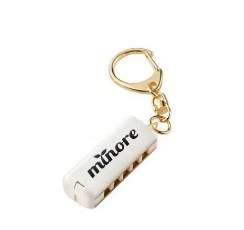 ミニハーモニカSUZUKI MHK-5W ホワイト ミニハーモニカ 5穴 minore ミノーレ