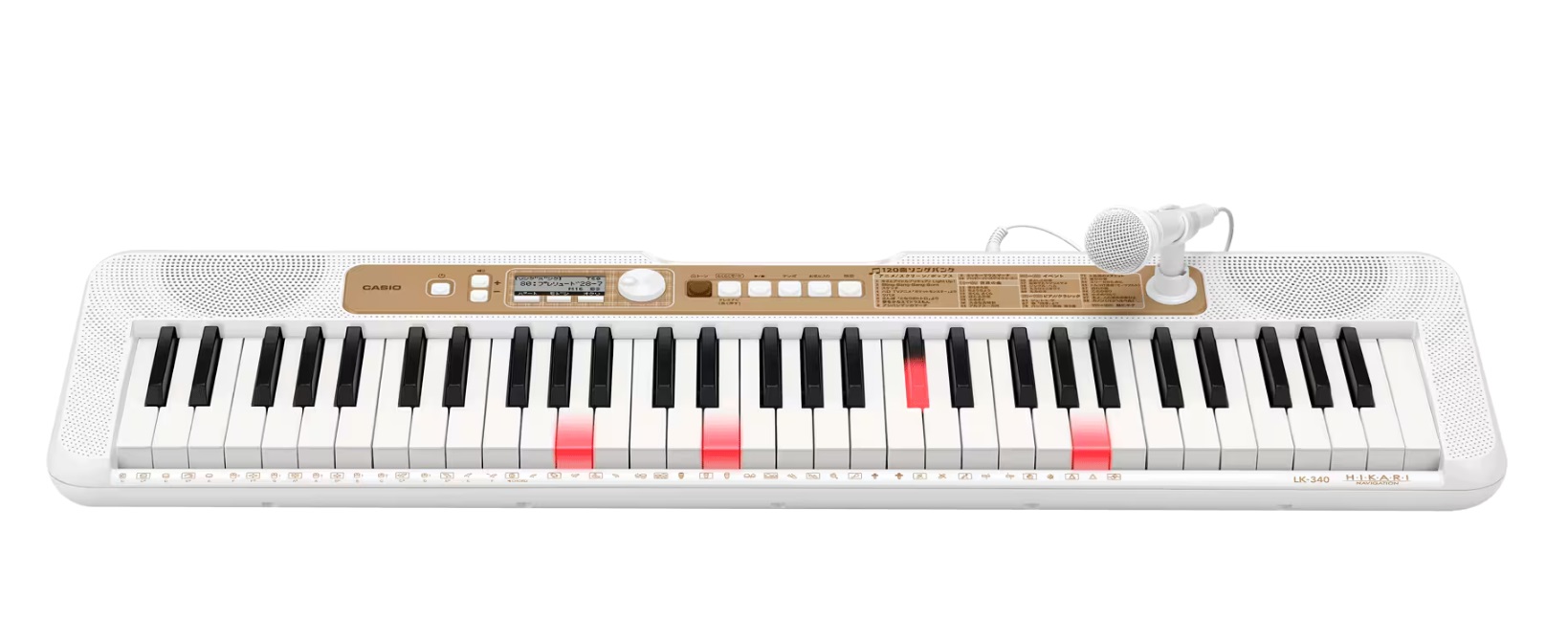 光るキーボードCASIO（カシオ）LK-340