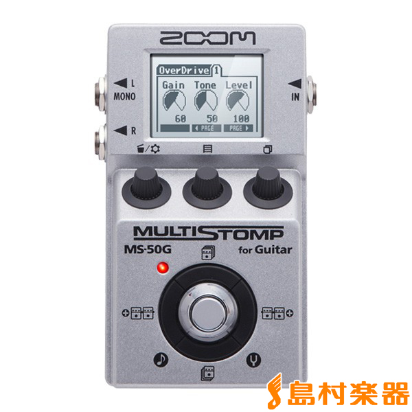 ZOOM MS-50G for Guitar MULTISTOMP ギター用マルチエフェクター 【ズーム MS50G】再入荷いたしました！！