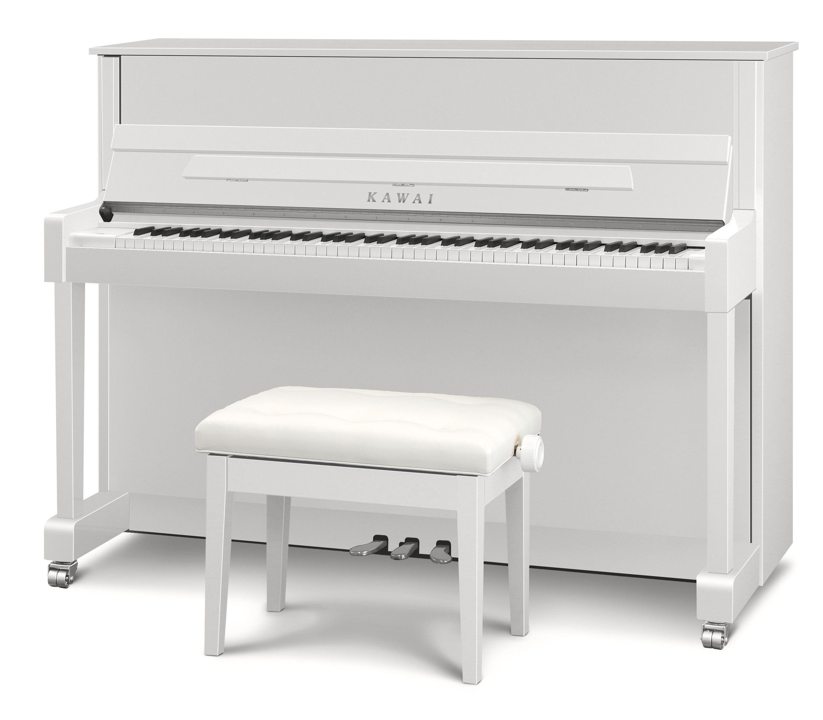 【KAWAI×島村楽器】ホワイトカラーのアップライトピアノ！「K-114SX」展示中！