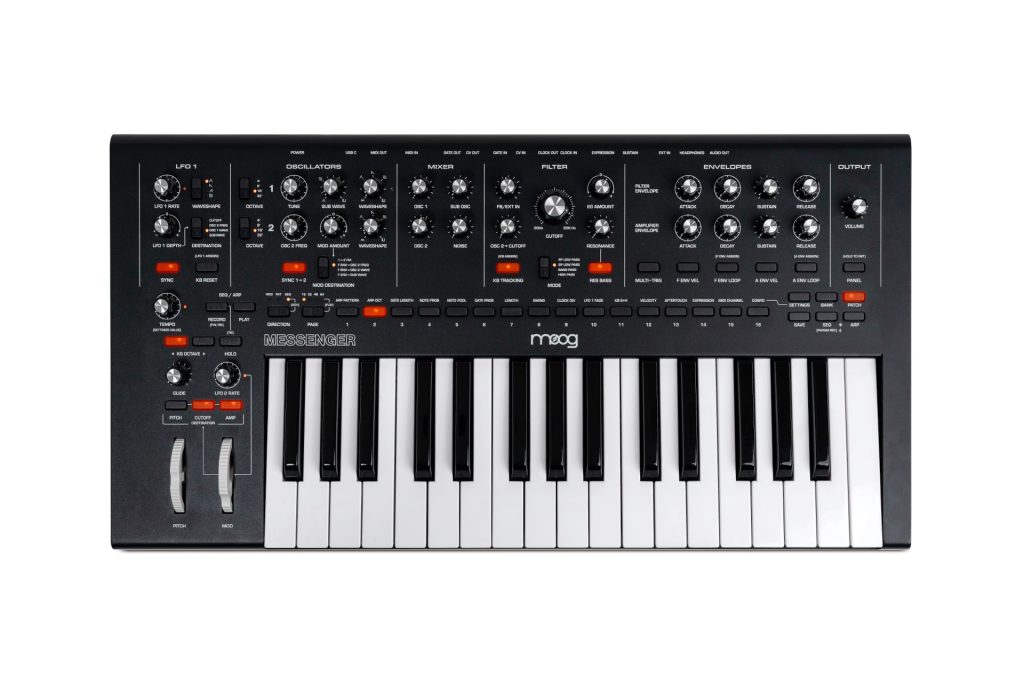 Moogの名機のDNAを受け継ぎながらも、独自の進化を遂げたアナログ回路を搭載。32鍵モノフォニック・アナログシンセサイザーが発売!