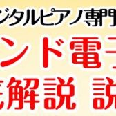 【徹底解説！】8/31（日）ローランドデジタルピアノ専任スタッフによる「電子ピアノ徹底説明会」開催いたします！
