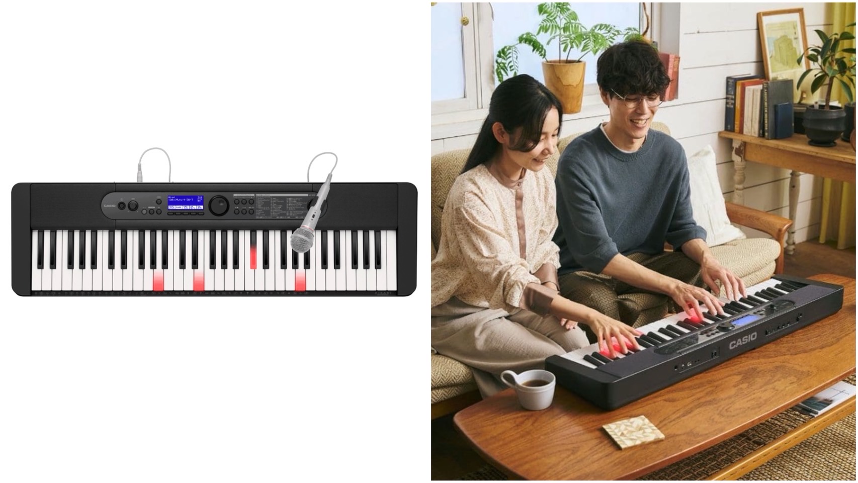 CASIO 光ナビゲーションキーボードLK-540 BK