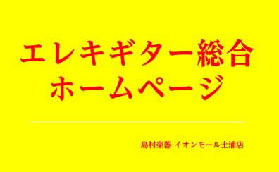 【＊エレキギター総合ページ＊】茨城県・茨城県近隣でエレキギターをお探しの皆様へ！