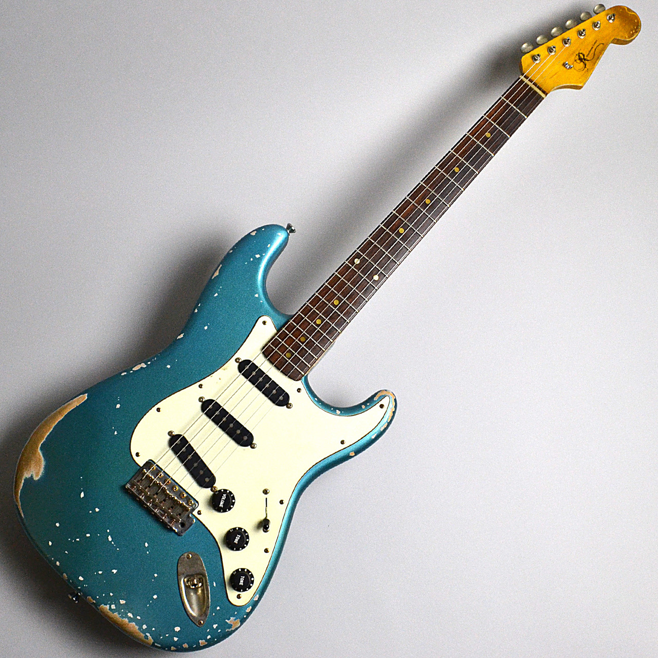 【Rittenhouse Guitars】程よくレリックしてあります！S-Model/R SSS JL MC Oceam Turquoise Metallic