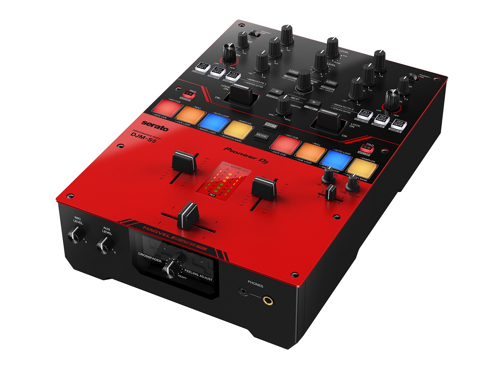 Pioneer DJより、グロスレッドカラーが印象的な「Serato DJ Pro」対応のスクラッチスタイル2ch DJミキサー「DJM-S5」を発売します。 「DJM-S5」は、プロフェッショナルなバトルDJに愛用されている「DJM-S11」のレイアウトを踏襲しているだけではなく、クロスフェーダー […]