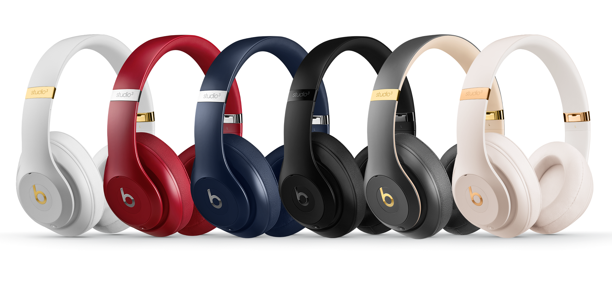 beats ヘッドホン studio 白赤-