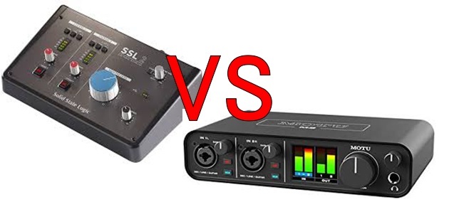 【オーディオインターフェース】MOTU M2 VS Solid State Logic(SSL) SSL2どっちを選べばいいの？