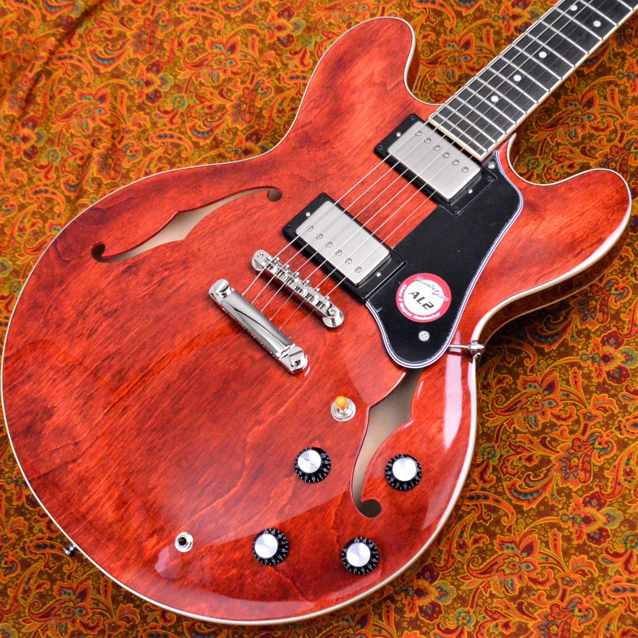 日本の工房による確かなセットアップを施したSeventySevenのJapan Tune-UpシリーズのセミアコモデルSeventy Seven Guitars EXRUBATO-STD-JT / AR