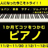 1ヶ月でコツをつかむ大人のピアノレッスン【大阪・梅田】