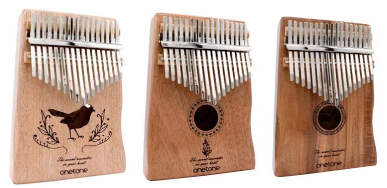 ONETONEカリンバは各キーに音階と番号が刻まれていて、視覚的に弾くキーをサポートonetone OTKL-01 / OTKL-02 / OTKL-03