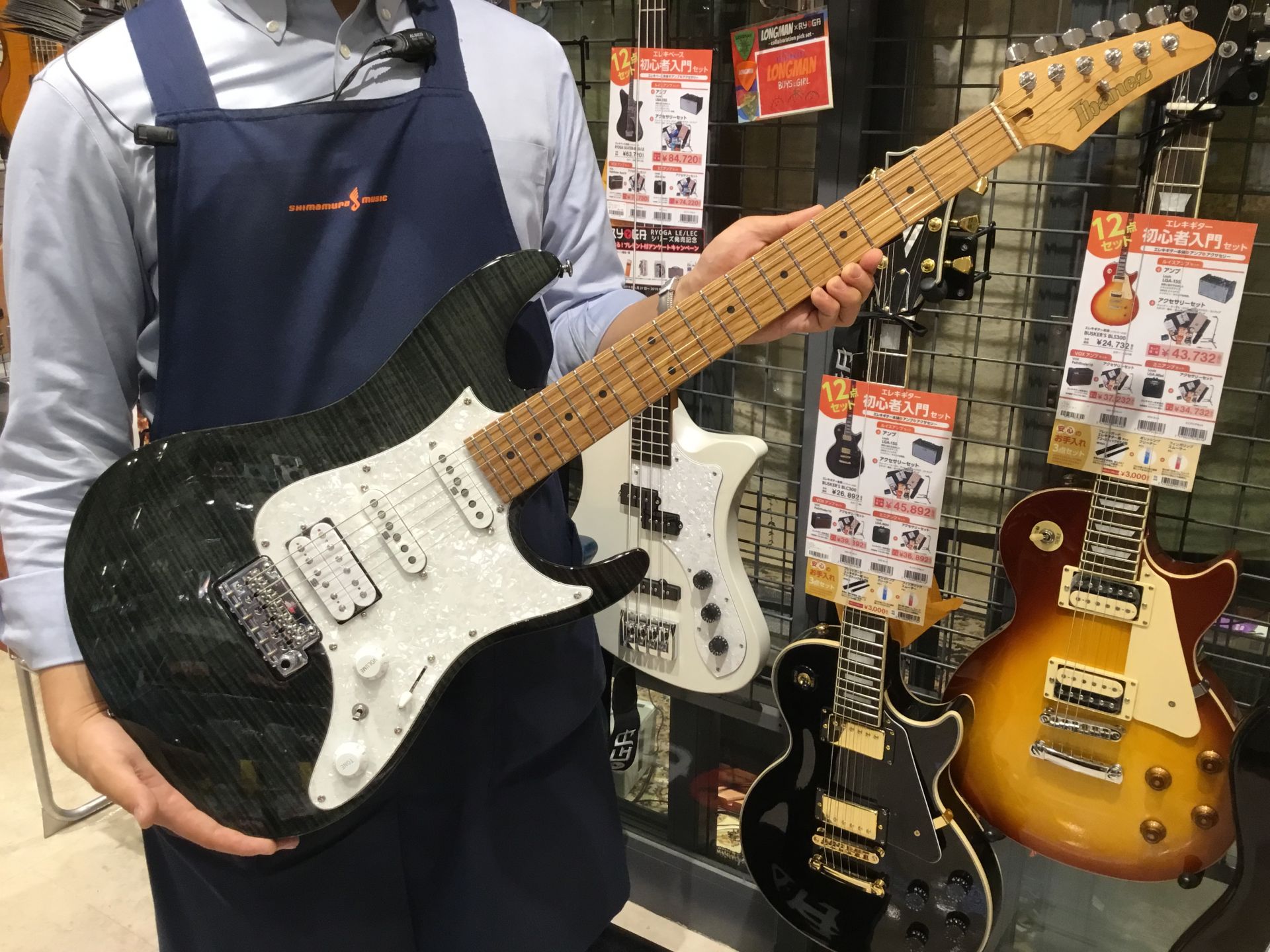 *モダンギターに求めるサウンドと演奏性を兼ね備えた一本！Ibanez AZ224F 日本のエレキギターブランド、Ibanez（アイバニーズ）がNAMM 2018 Winter Showで発表した最新エレキギター。 1ピース・ローステッドメイプルをネックに使用し、モダンなCシェイプに仕上げています。さ […]